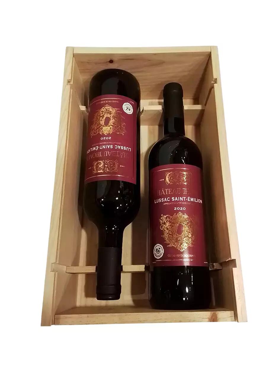 Geschenkkorb / Coffret Lussac Saint Emilion