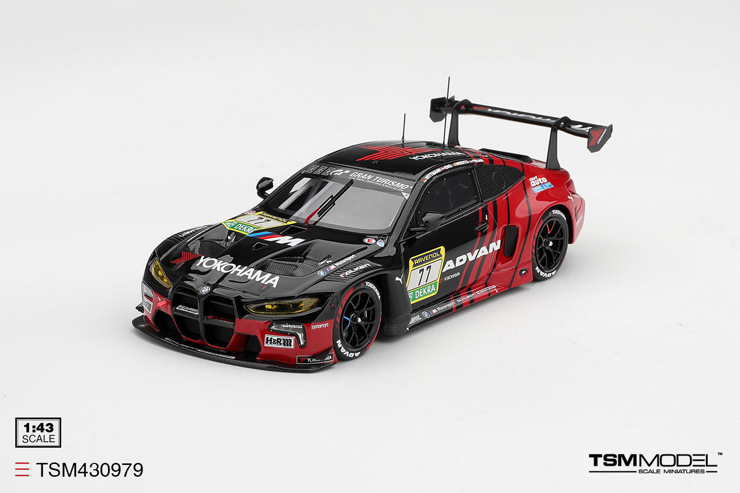[Pre-Order Only] TSM Models - BMW M4 (G82) GT3 EVO #77 - Schubert Motorsport - #TSM430979 - 1/43