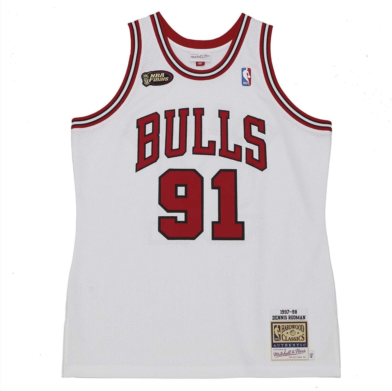 mitchell&ness Authentic Dennis Rodman Chicago Bulls | Letzshop 