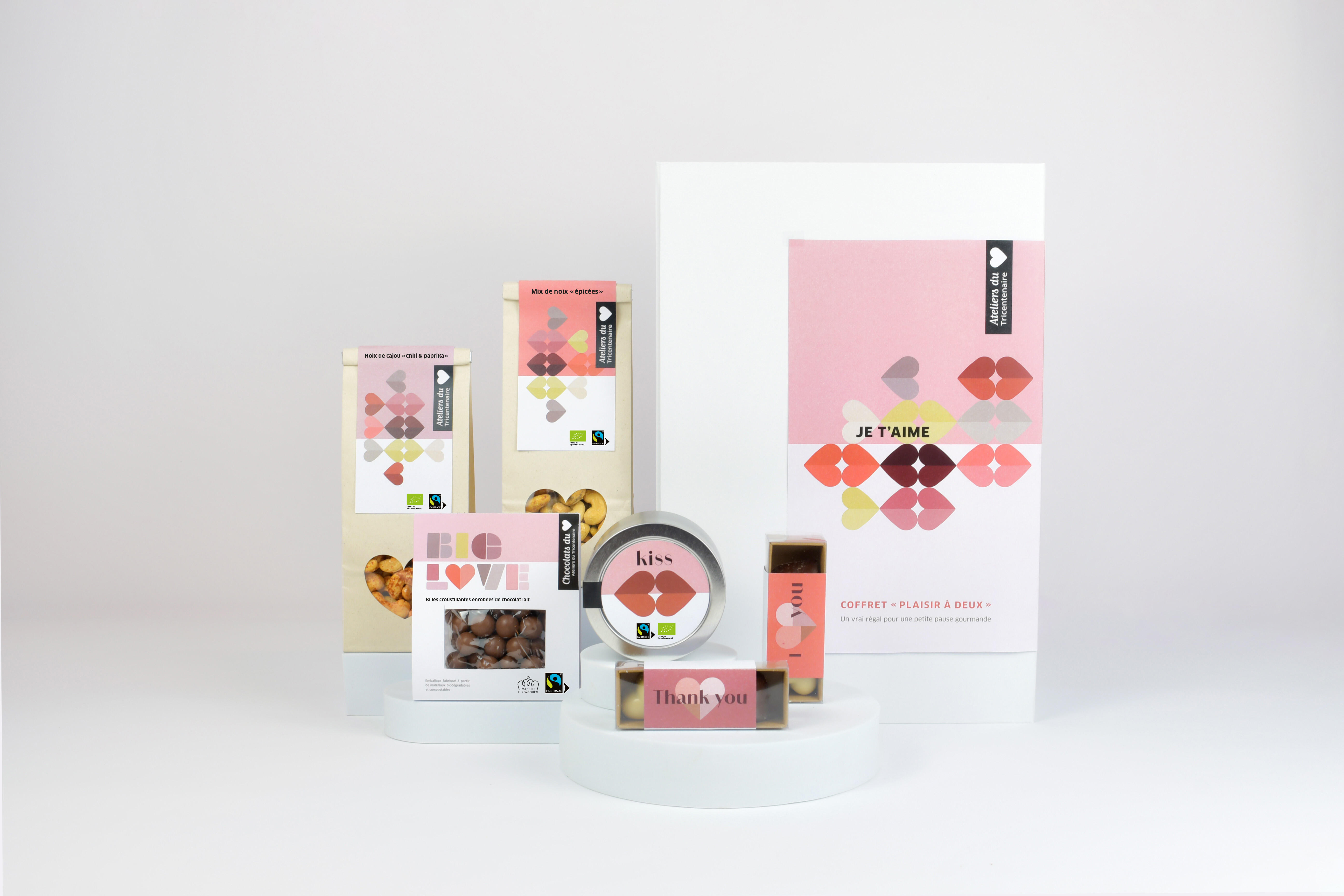 Valentinstag - Geschenkset "Genuss zu zweit" 410gr.