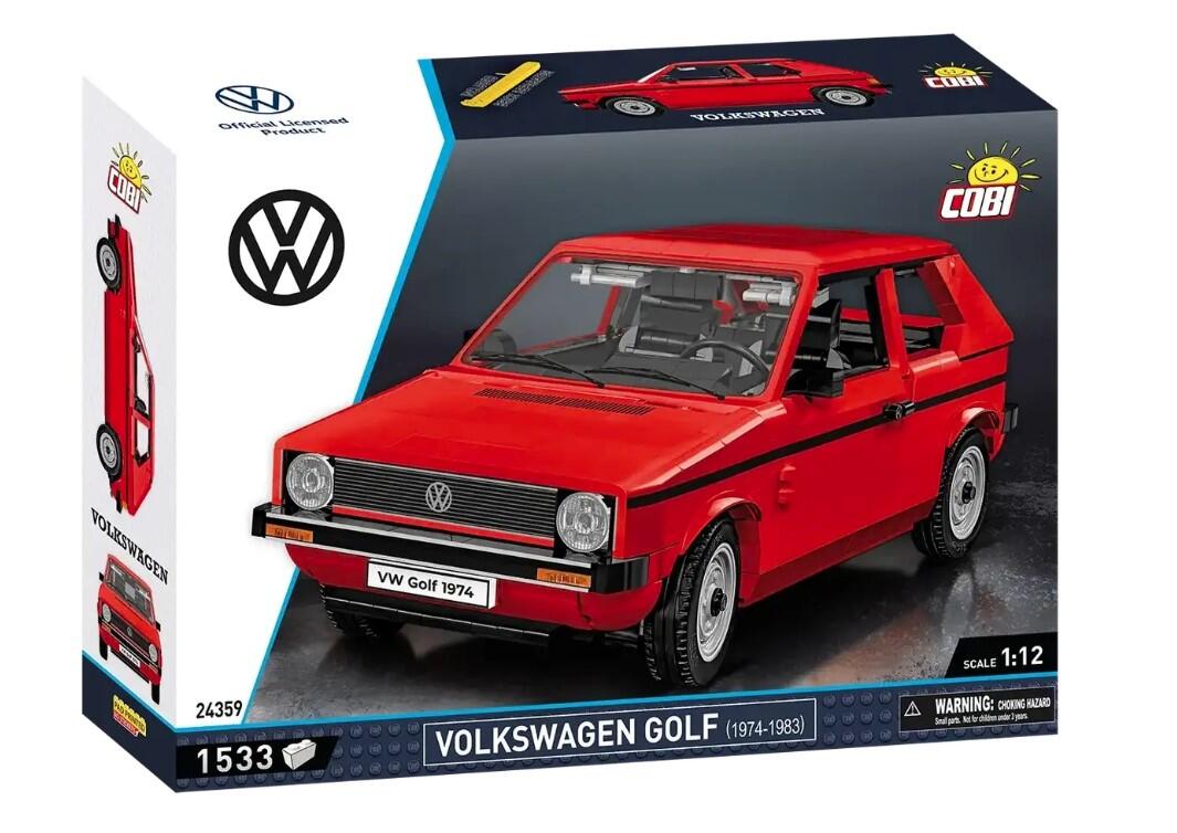 Volkswagen model kit "Golf 1 GTI", red 1:12