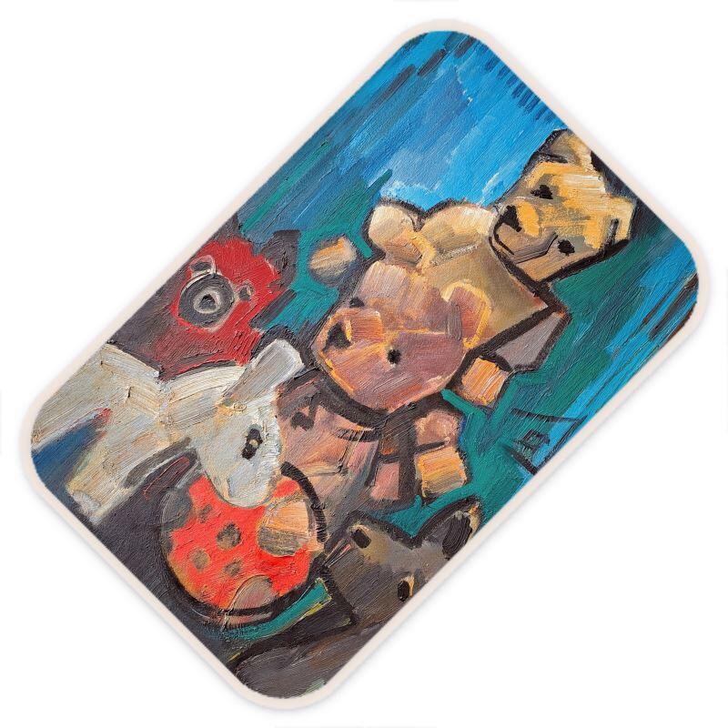 Handmade Fluffy Friends changing mat