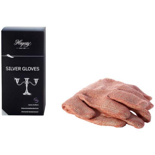 Hagerty Silver Gloves Gants d’orfèvre pour nettoyer et entretenir les objets en argent ou métal argenté