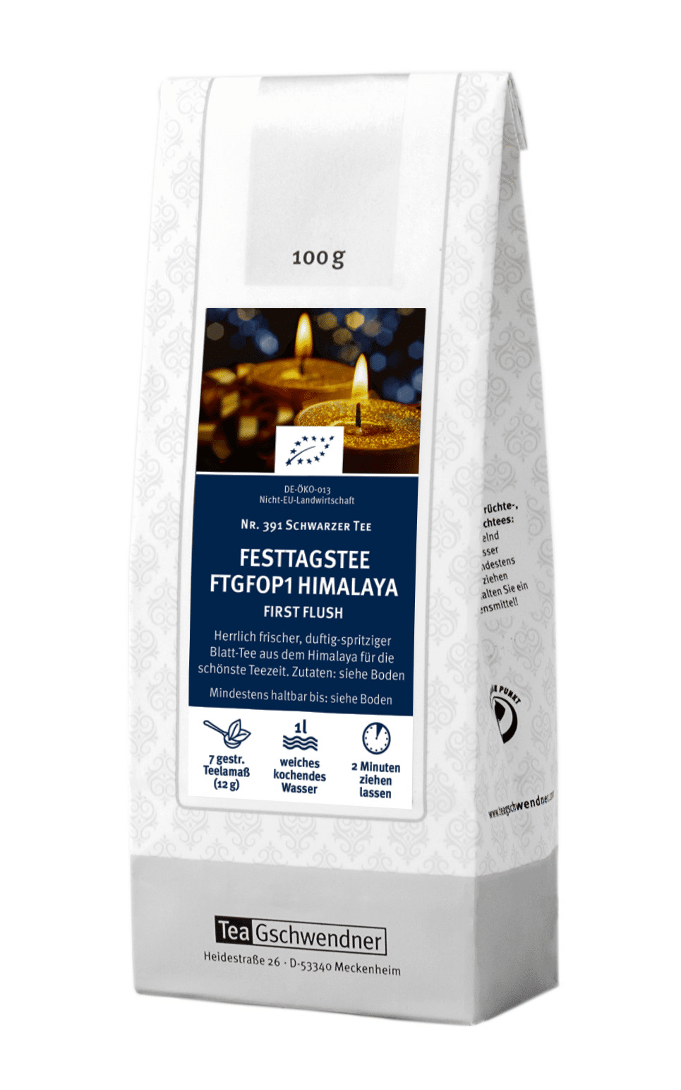 391 - Black tea - Festive tea Himalaya FTGFOP1 First Flush BIO