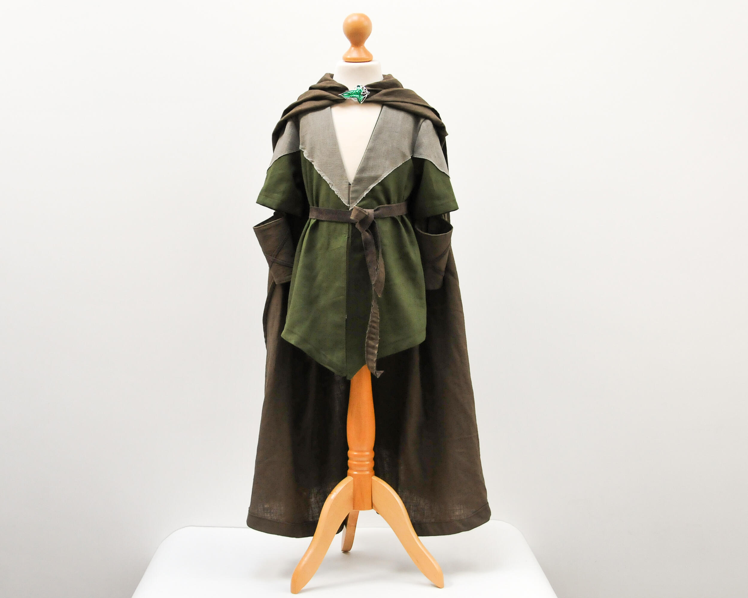 Lord of the Rings inspired Elf kids costume for Halloween made of pure linen