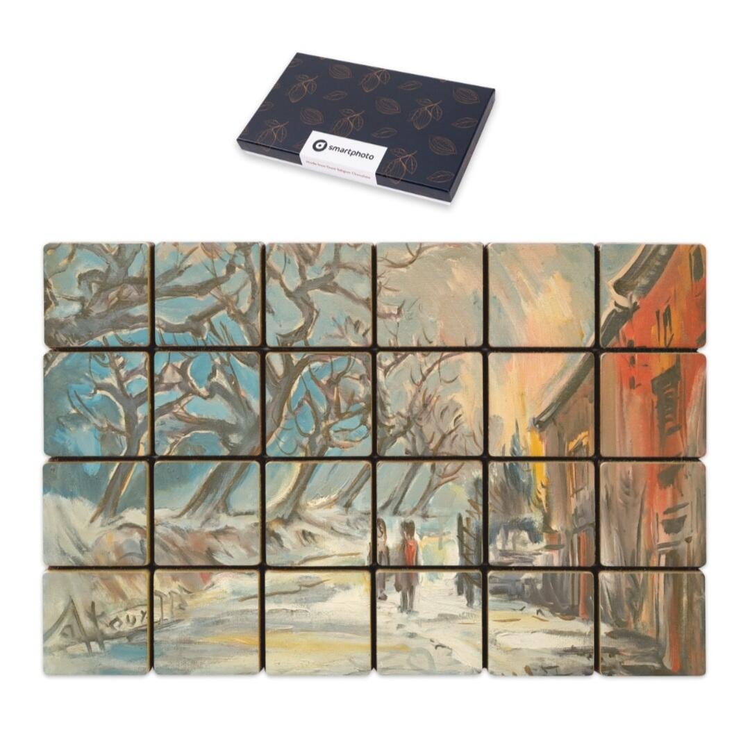 Luxembourg Winter Lights Chocolate