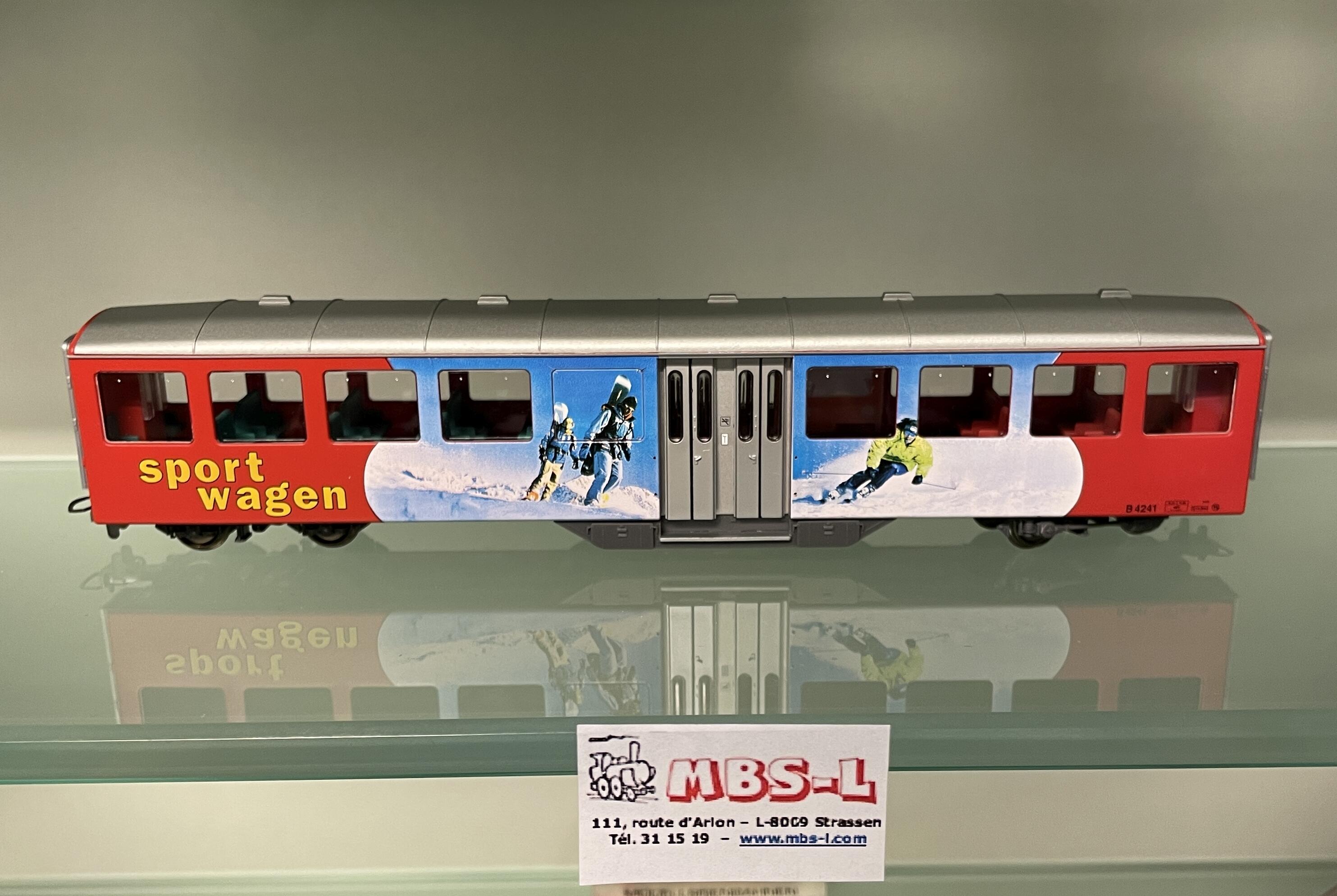 Bemo 3257221 Bemo H0m RhB B 4241 Sportwagen 1:87 | Letzshop