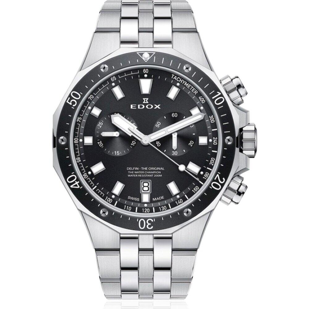Edox - 10109 3M NIN - Armbanduhr - Herren - Quarz - Chronograph - Delfin