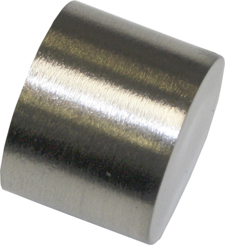 Gardinia Endkappe Sol stainless-steel look Ø 16/19 mm 2 pieces