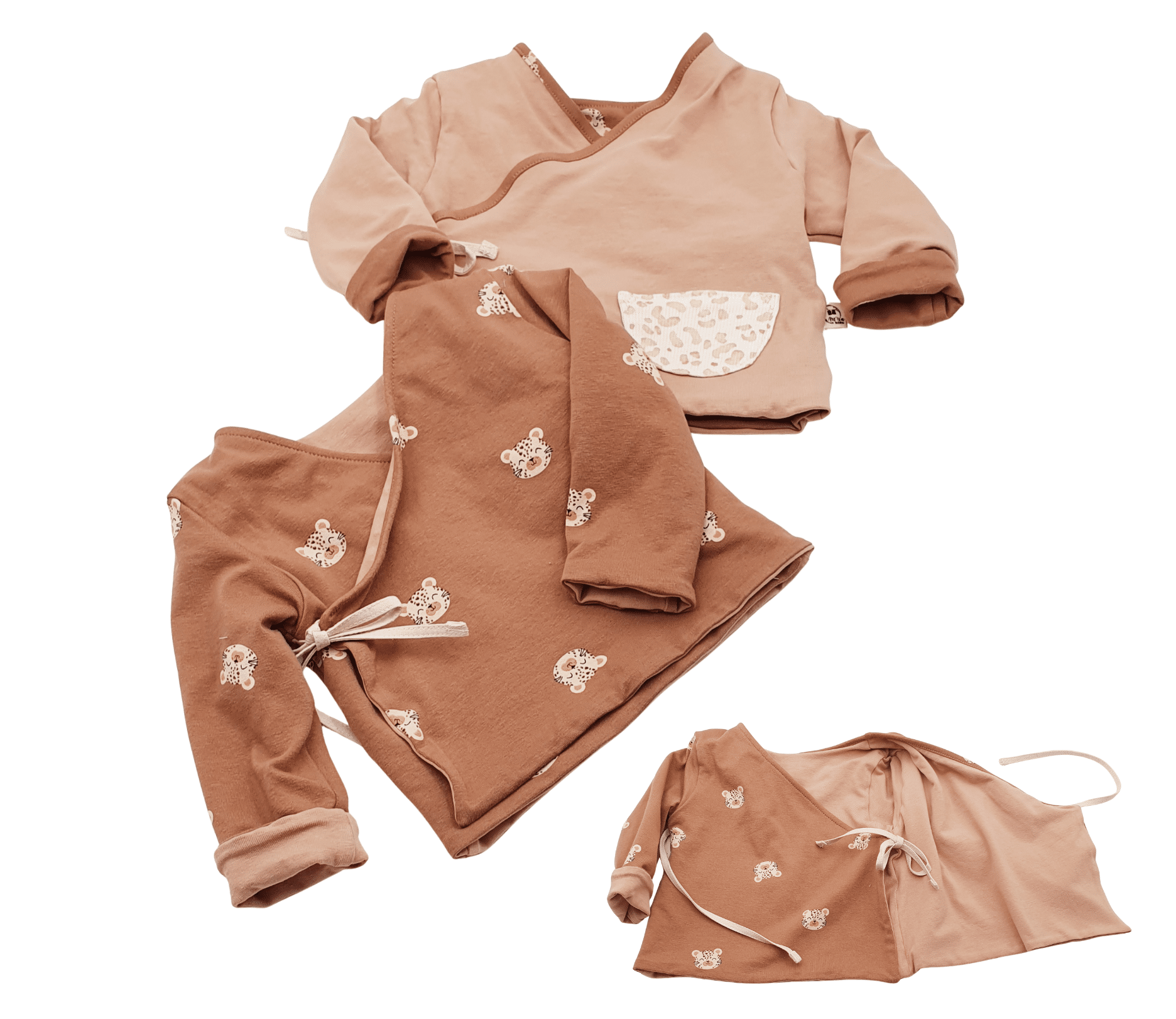 Gilet cache-coeur réversible "Sahara"