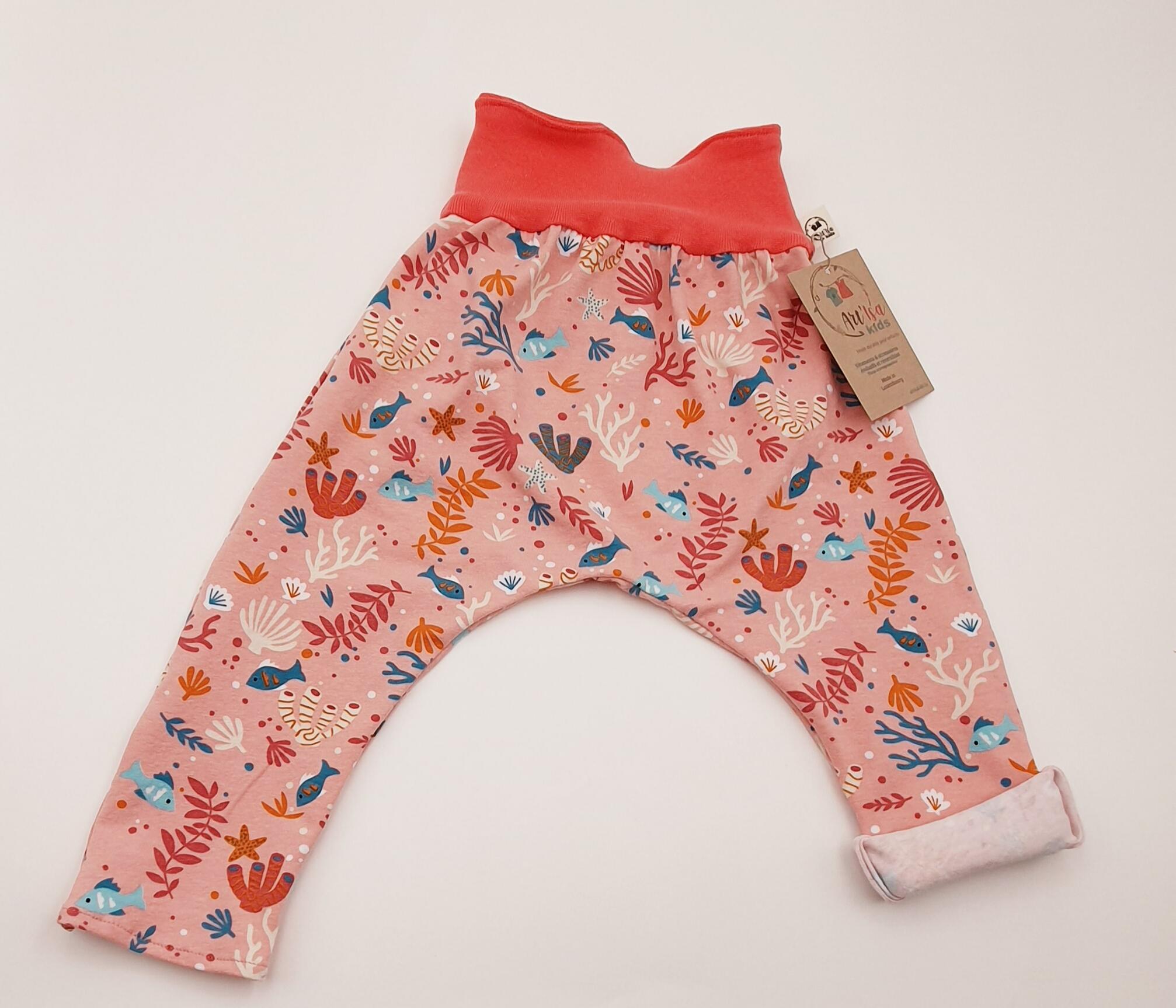 Baby Harem Pants Oekotex100 with little monkeys