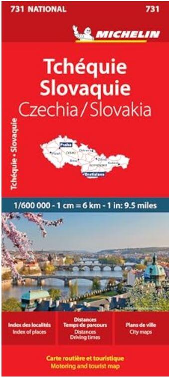 Michelin - Carte -Tchéquie, Slovaquie 731