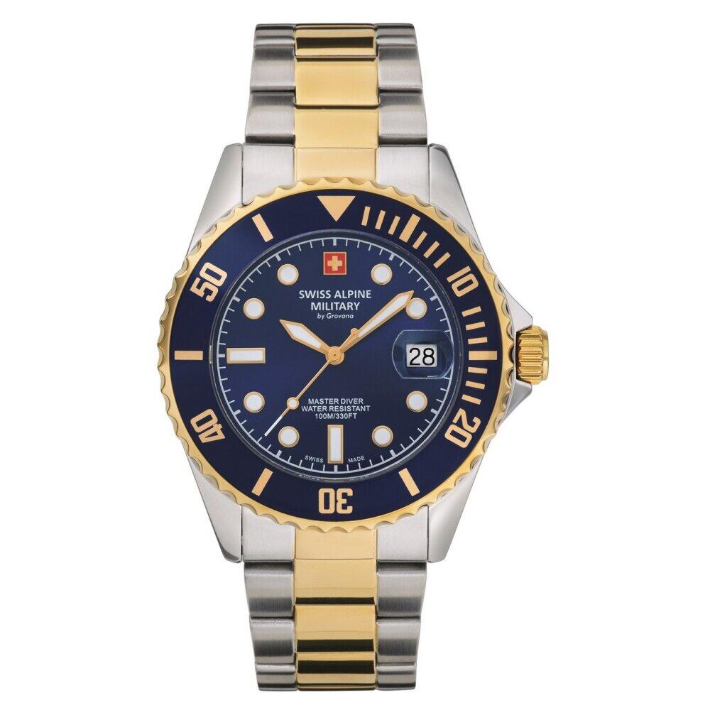 Swiss Alpine Military - 7053.1145 - Montre-bracelet - Pour homme - quartz - Master Diver