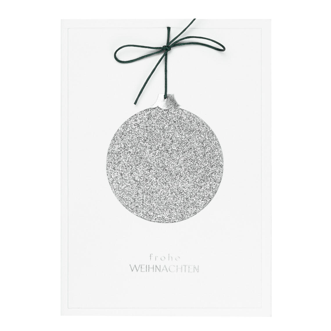 Christmas card with pendant