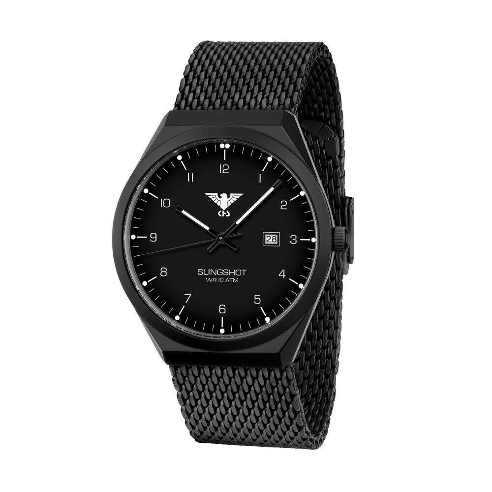 KHS - KHS.SLIBS.MB - Armbanduhr - Herren - Quarz - SLINGSHOT Black Steel
