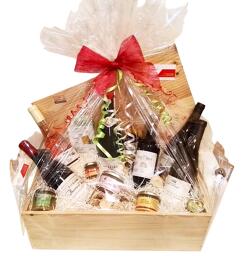 Paniers cadeaux gourmands Vin champagne Bordeaux Languedoc-Roussillon Vallée du Rhône Sommellerie de France Bascharage