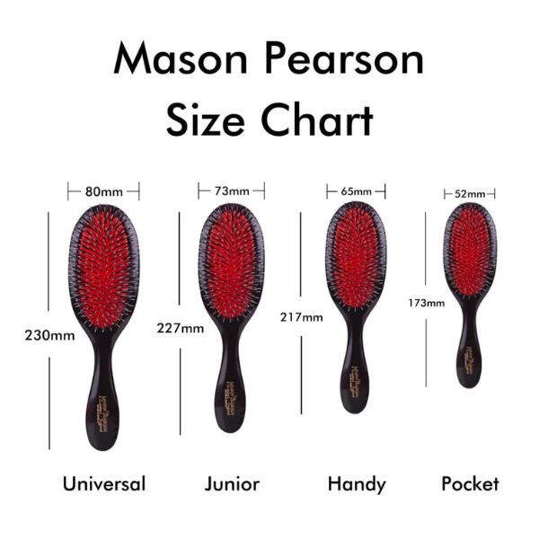 MASON PEARSON Handy Bristle & Nylon BN3 Dark Ruby | Letzshop