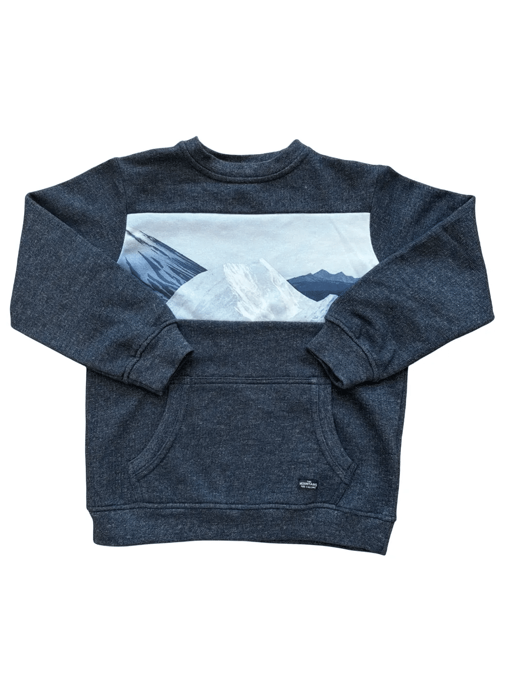 Losan sweat-shirt imprimé montagne charbon (5 ans / 110 cm)