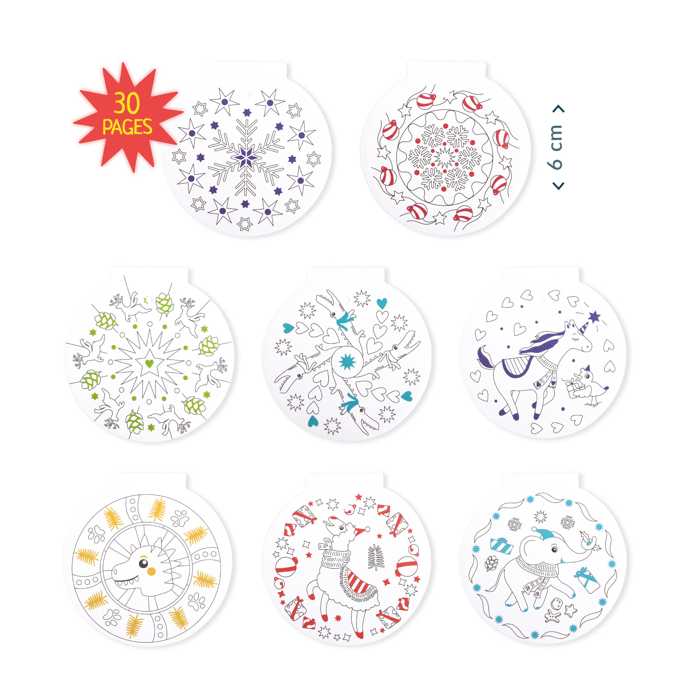 Mandala-Glitzer-Malblock