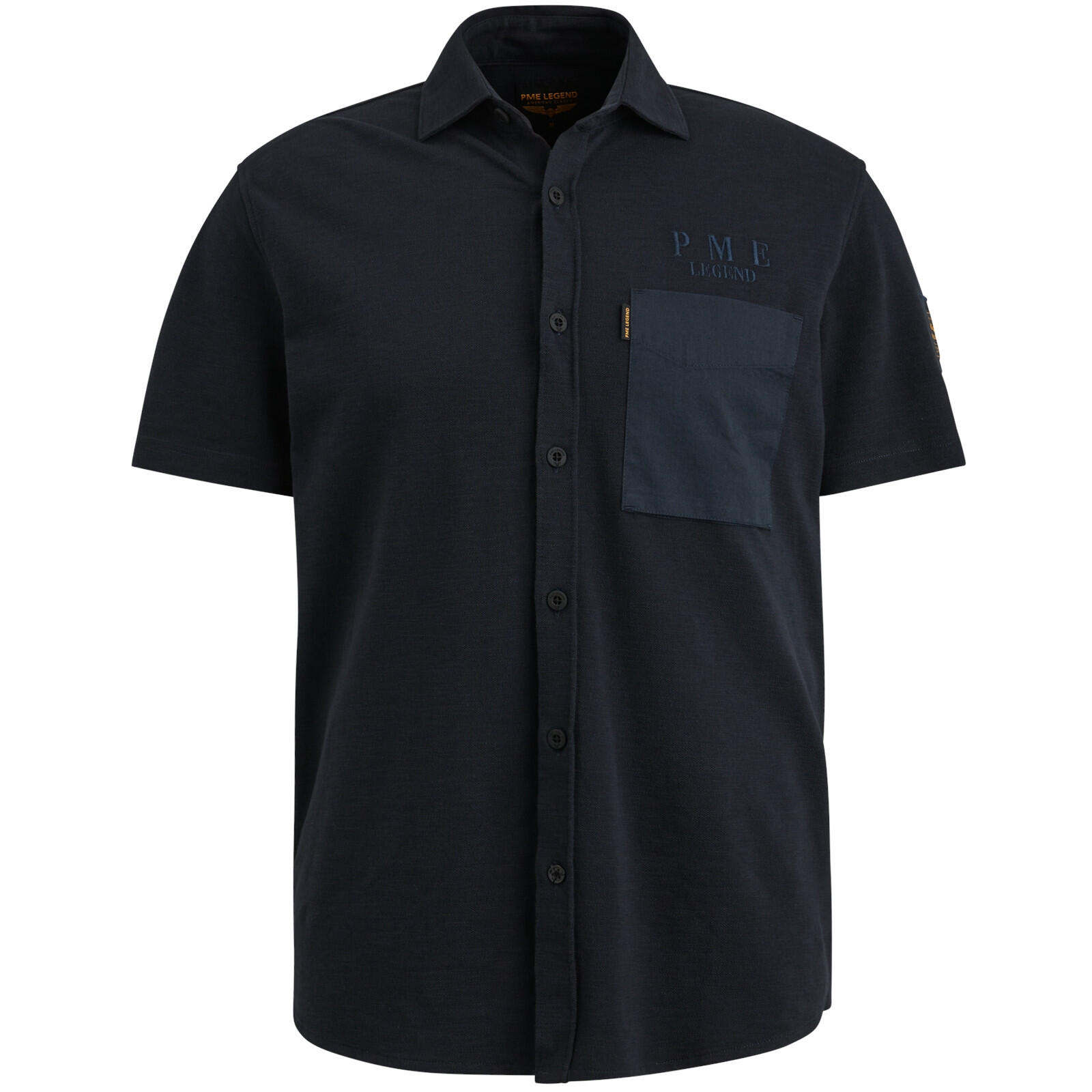 PME Legend Short Sleeve Shirt Ctn Jersey Slub Bertrange