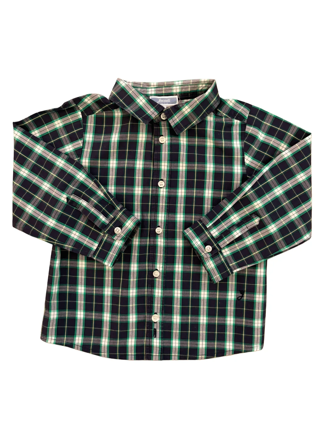 Jacadi Chemise à carreaux Navy Green (2 ans / 88 cm)