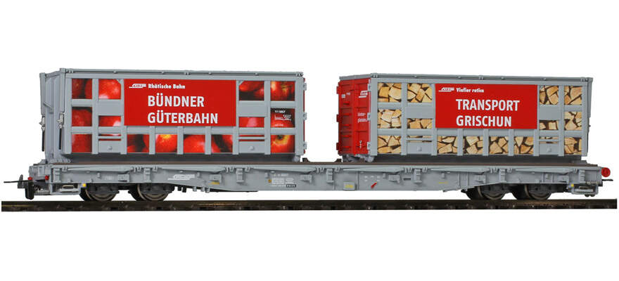 BEMO RhB Schneeräumer 1:87 Railcars / Railcars Bemo, H0m, Drive train modellbahnshop