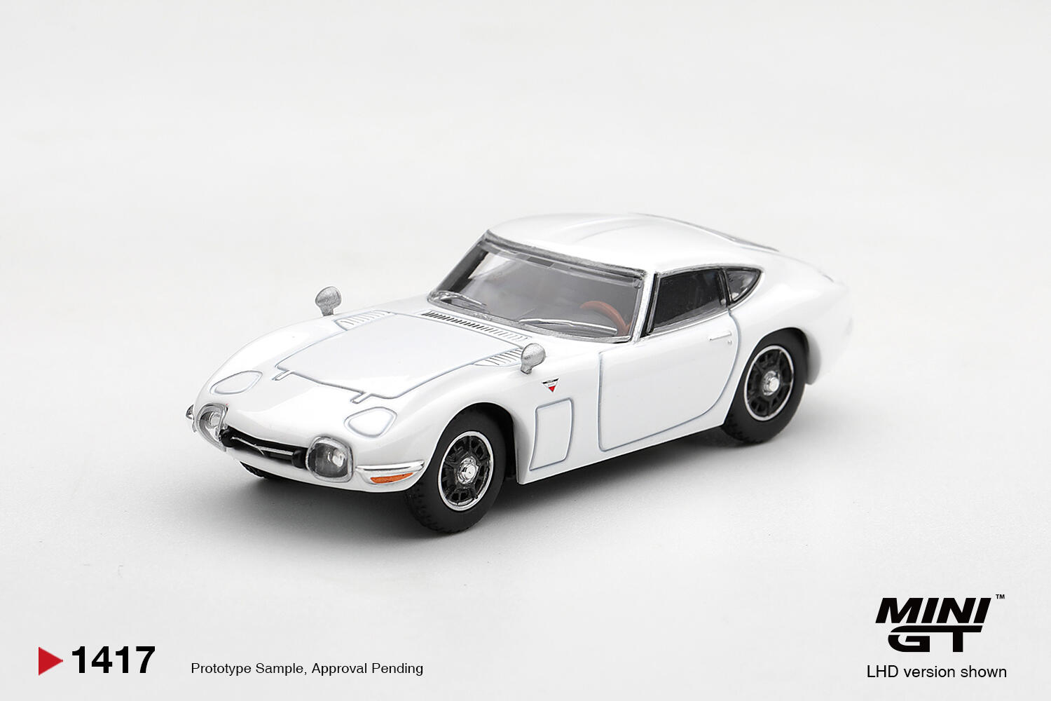 [Pre-order] Mini GT - Toyota 2000GT - Pegasus Weiß - #MGT01417-L - 1:64 scale