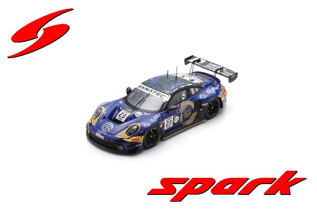 1:43 SPARK Porsche 911 992 Gt3 R #61 24H Spa 2024 D'Silva SB833 Modellbau