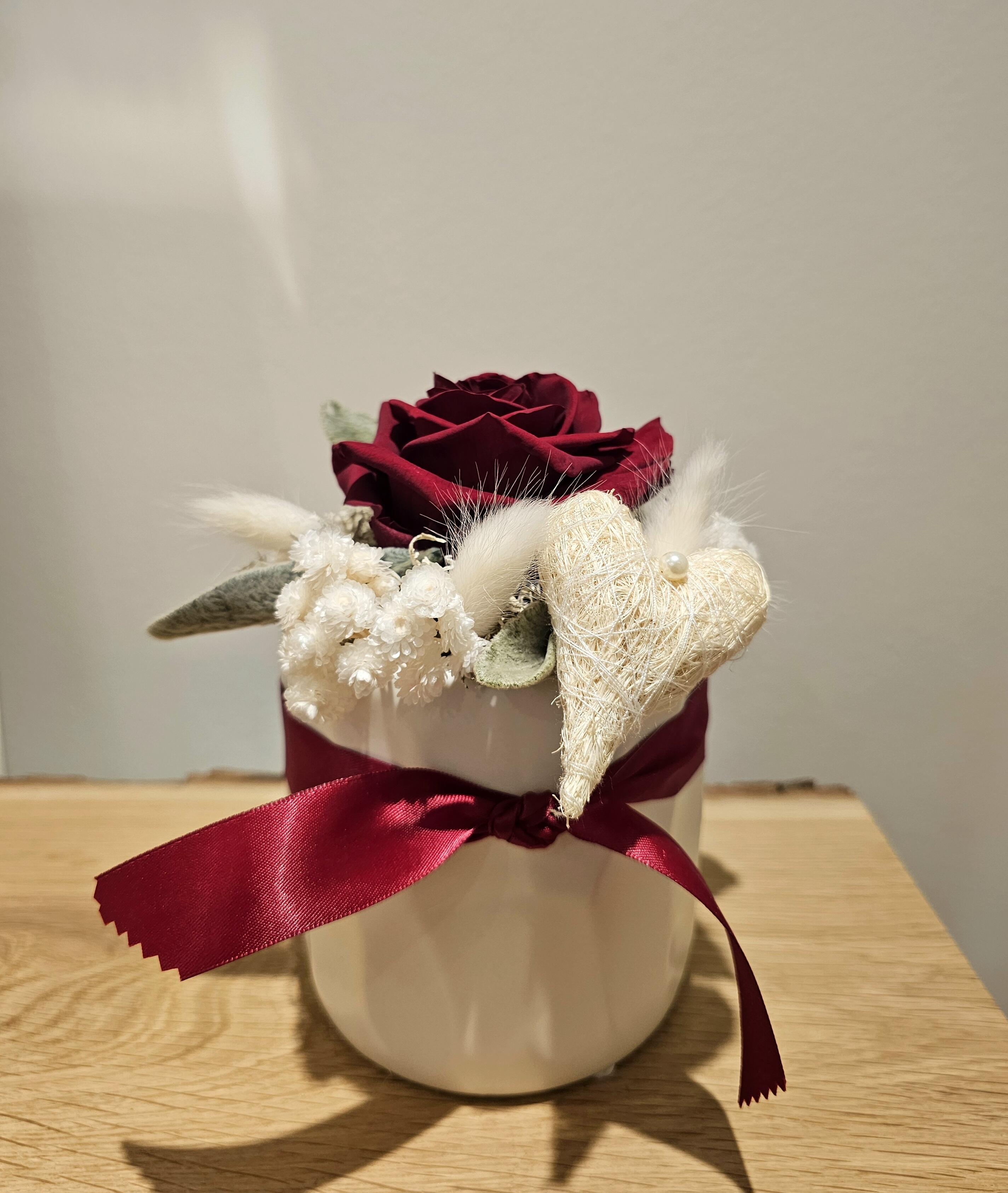 Blumen: Infinity Rose XXL - white