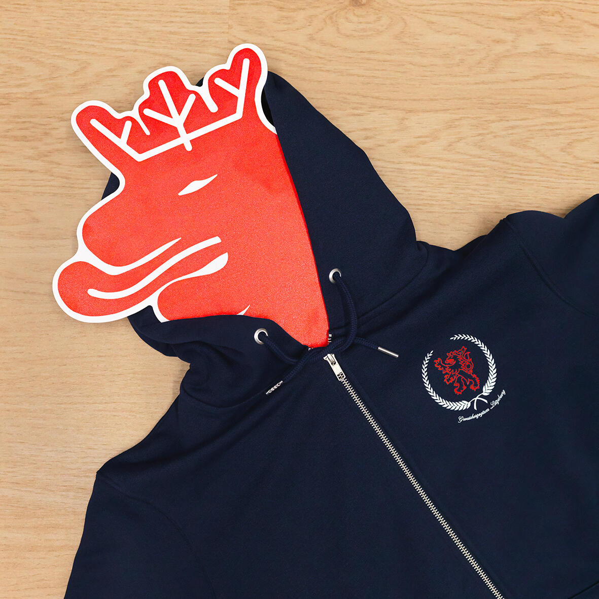 HOODIE ZIP "LEIW"