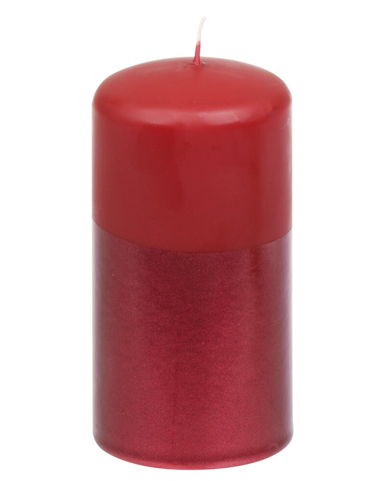 Steinhart pillar candle Christine Ø 5.7 x 11 cm antique red