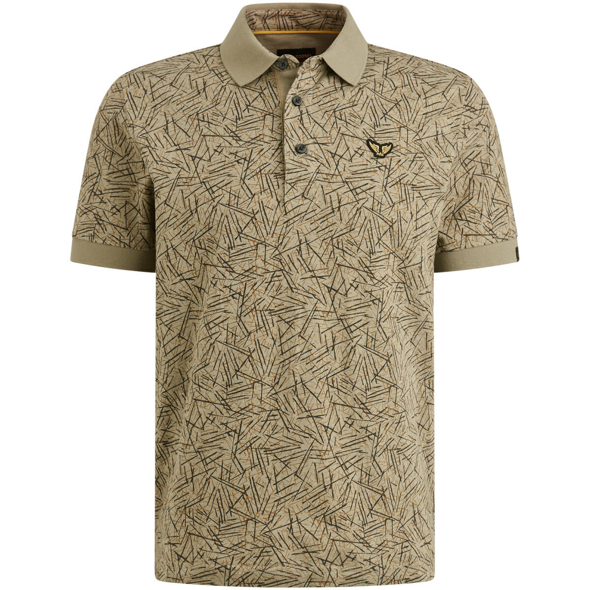 Poloshirt mit Alloverprint