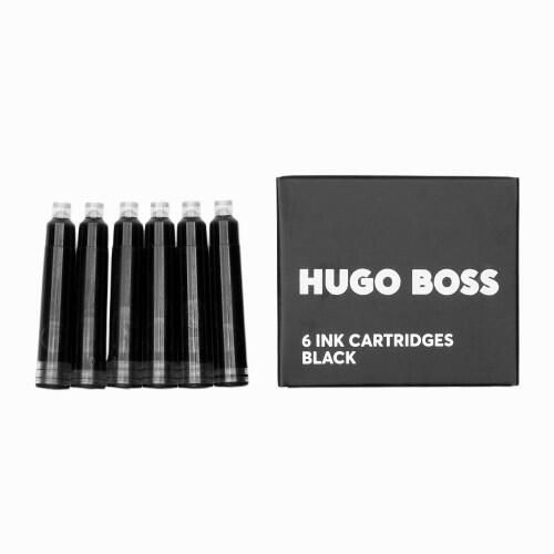 Hugo Boss Recharge Stylo Plume Black 6pc