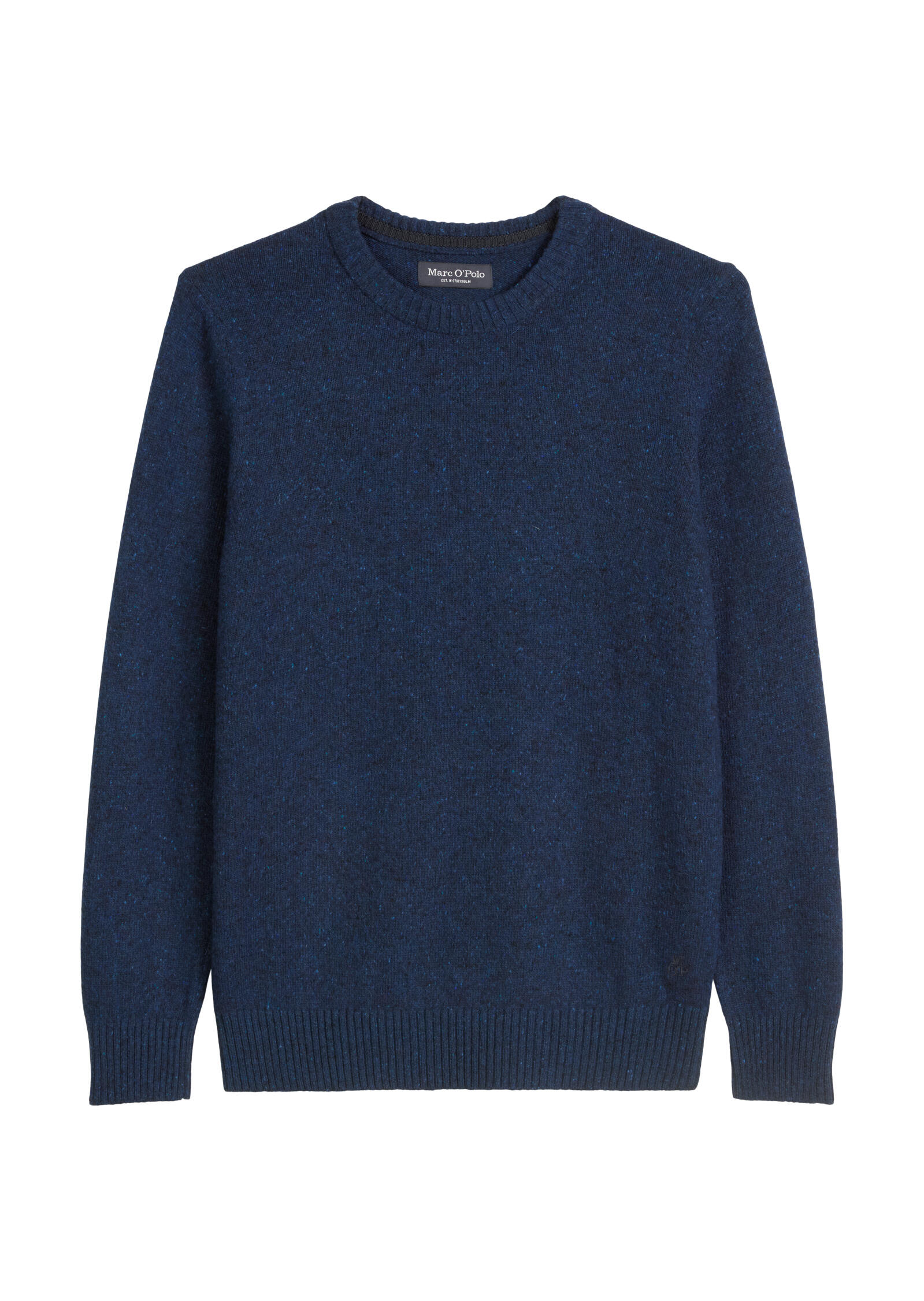 
Col rond, tweed, fibres recyclées,
