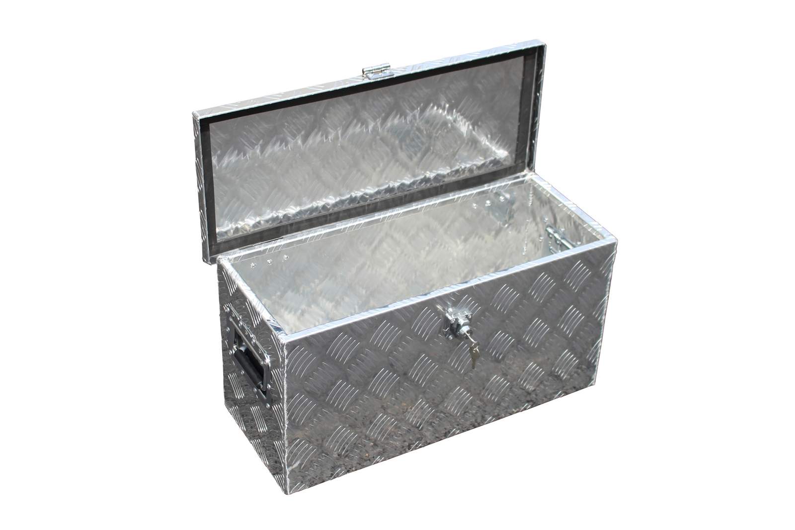 Bc-elec - NETTB-17 Aluminium-Werkzeugkasten, Aufbewahrungsbox, Transportkiste aus Aluminium für Fahrzeuge, 60 × 25 × 30 cm, 40 Liter