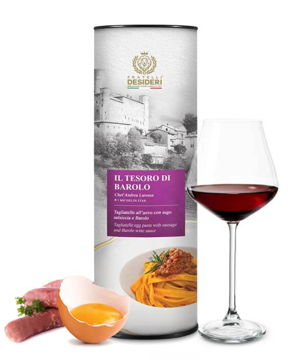 Il Tesoro di Barolo – Tagliatelle mit Weinsauce – Fratelli Desideri