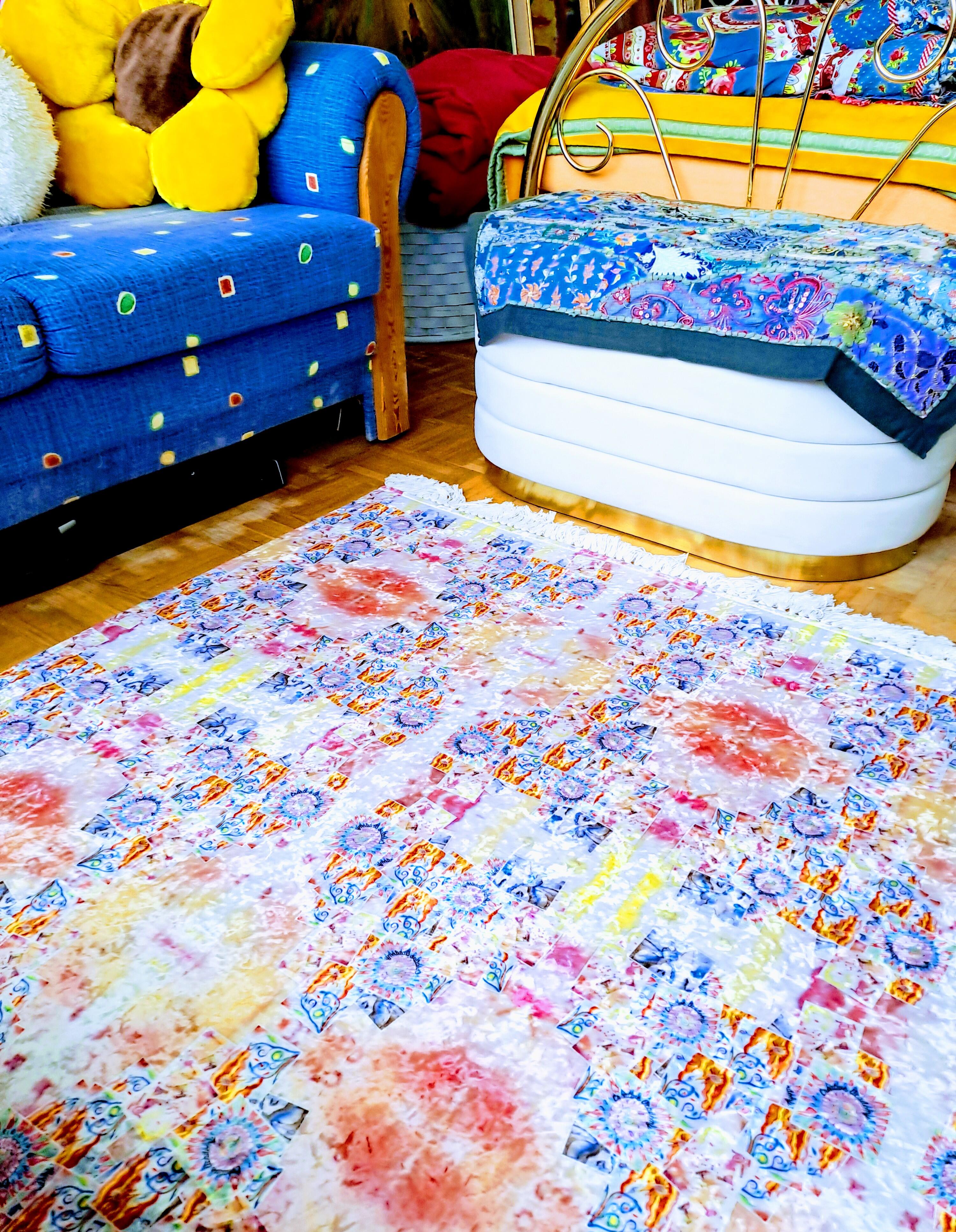 Magischer Teppich Pastell Bonbons