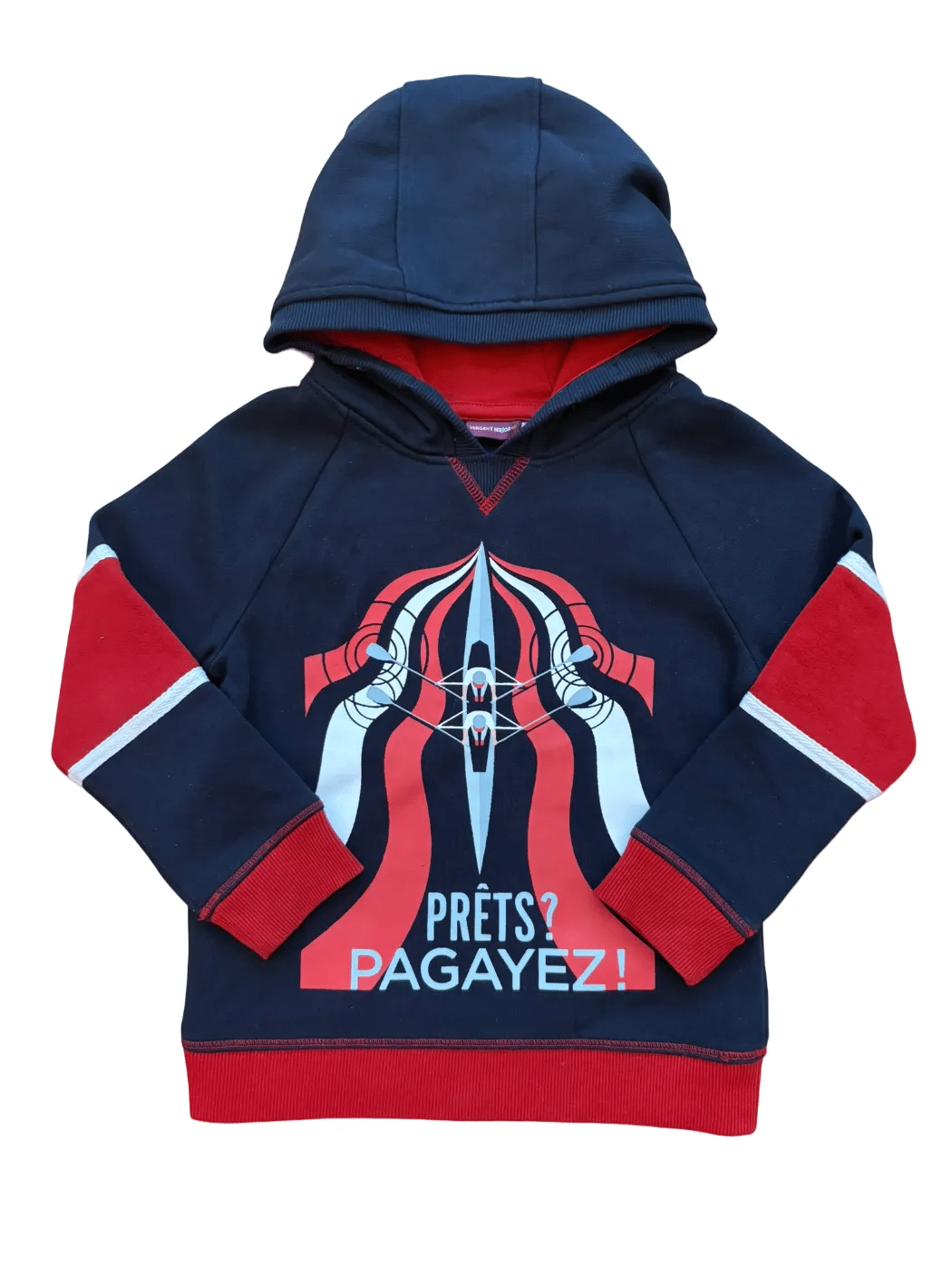 Sergent Major Sweat à capuche bleu marine d'aviron (5Y / 110)