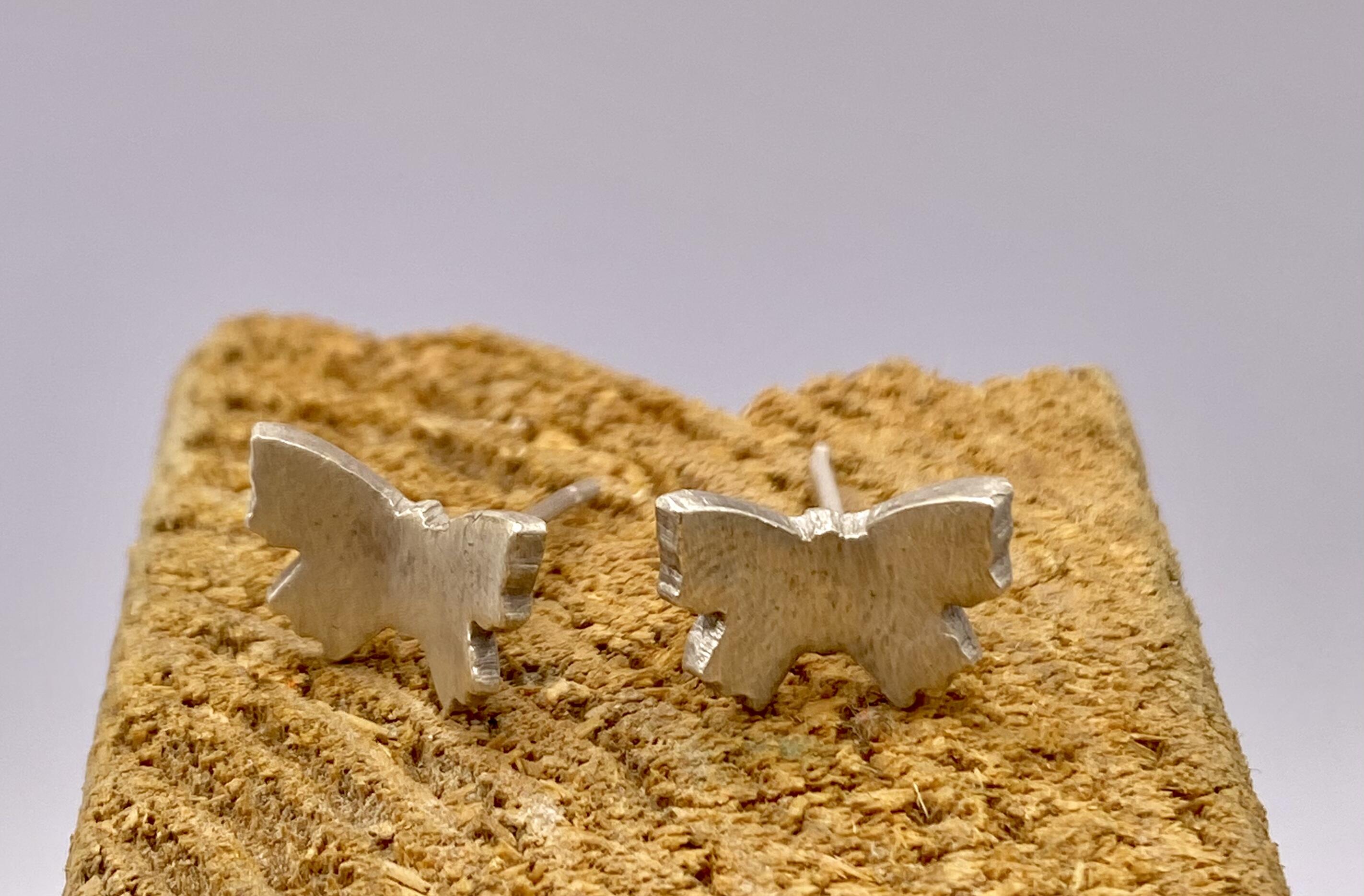 Stud earrings butterfly