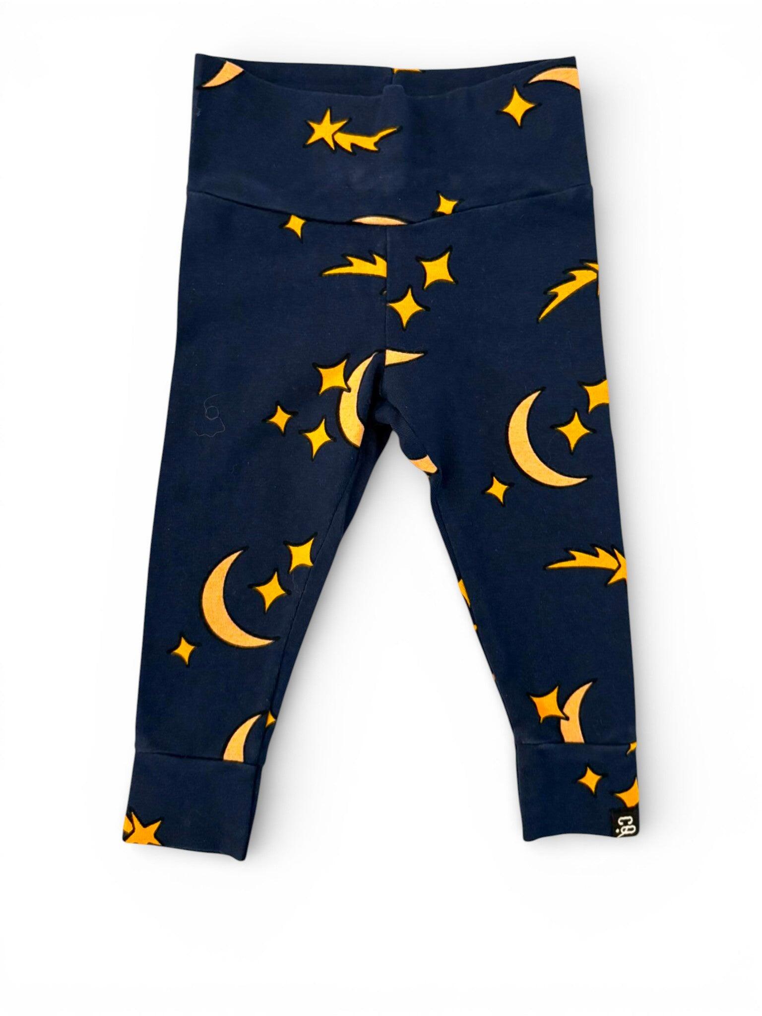 CarlijnQ Leggings Moon and Stars bleu marine (50-56)