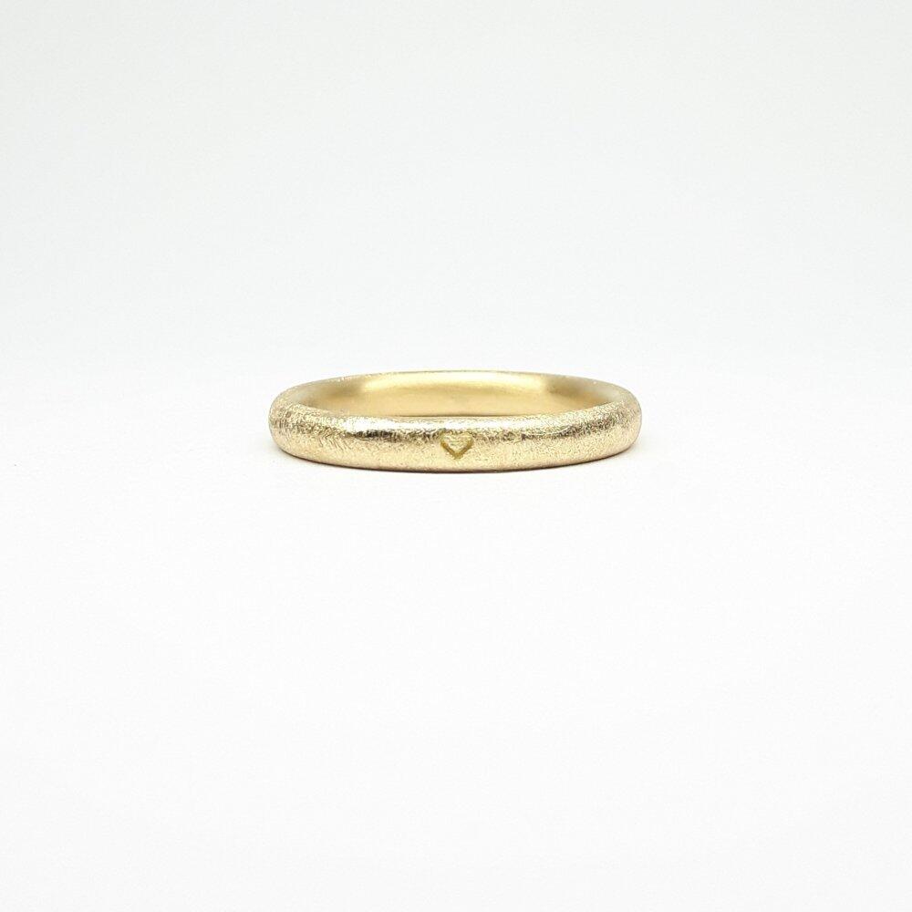 'heart', Ring 18kt Gelbgold.
