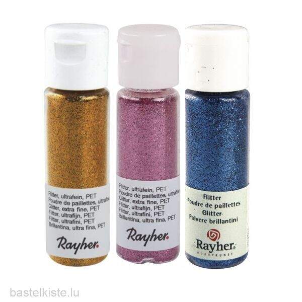 Paillettes Ultra Fines Rayher - Classikrot - 20 Ml - Pour Loisirs Créatifs Et Déco
