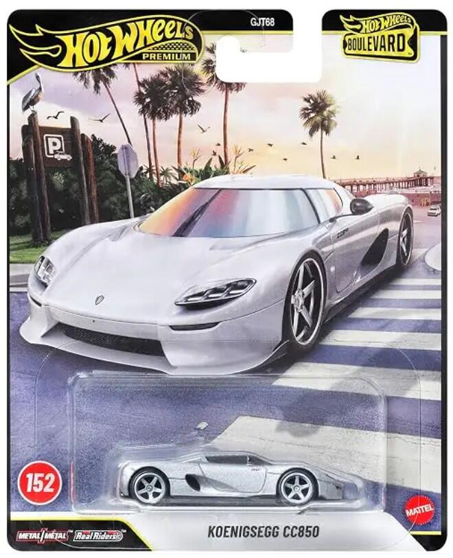 Hot Wheels Premium - #GJT68 JHW21 - Koenigsegg CC850 - Boulevard - 152 - 1/64