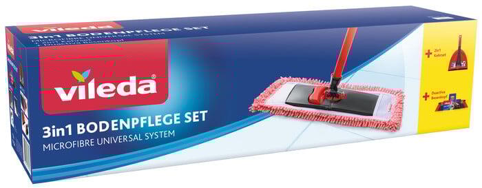 Vileda Kit d'entretien de sol 3 en 1