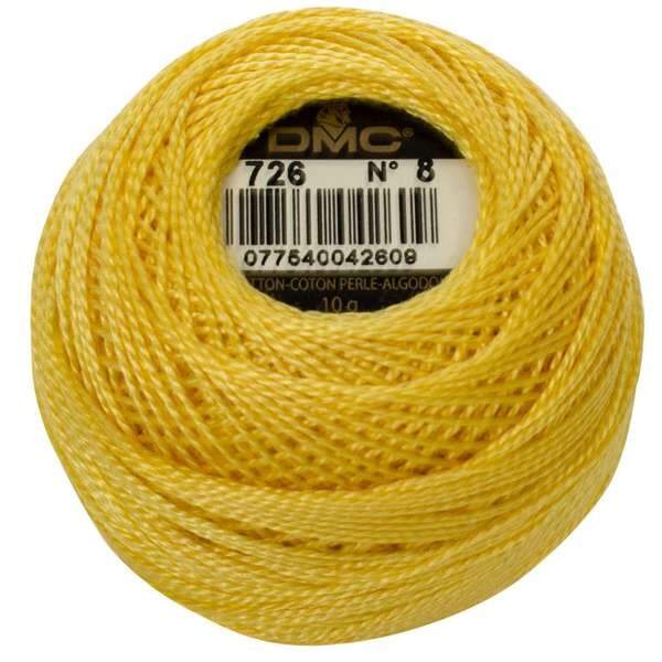 Fil DMC Coton Perlé Taille 8 - Pelote 10 G, Couleur 352 - Pour Broderie, Crochet, Travaux Manuels