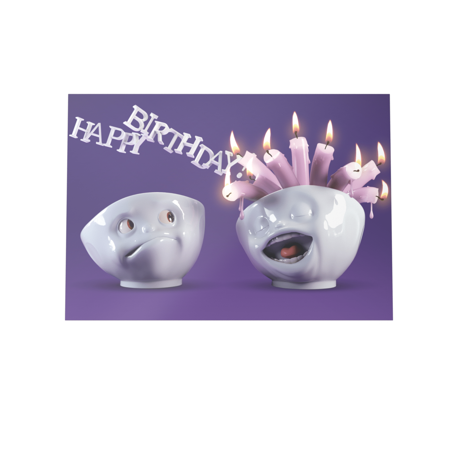 Fiftyeigth Carte Postale - Happy Birthday