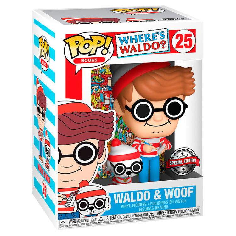 Funko Pop! Books: Where's Waldo - Waldo & Woof (25) | Letzshop