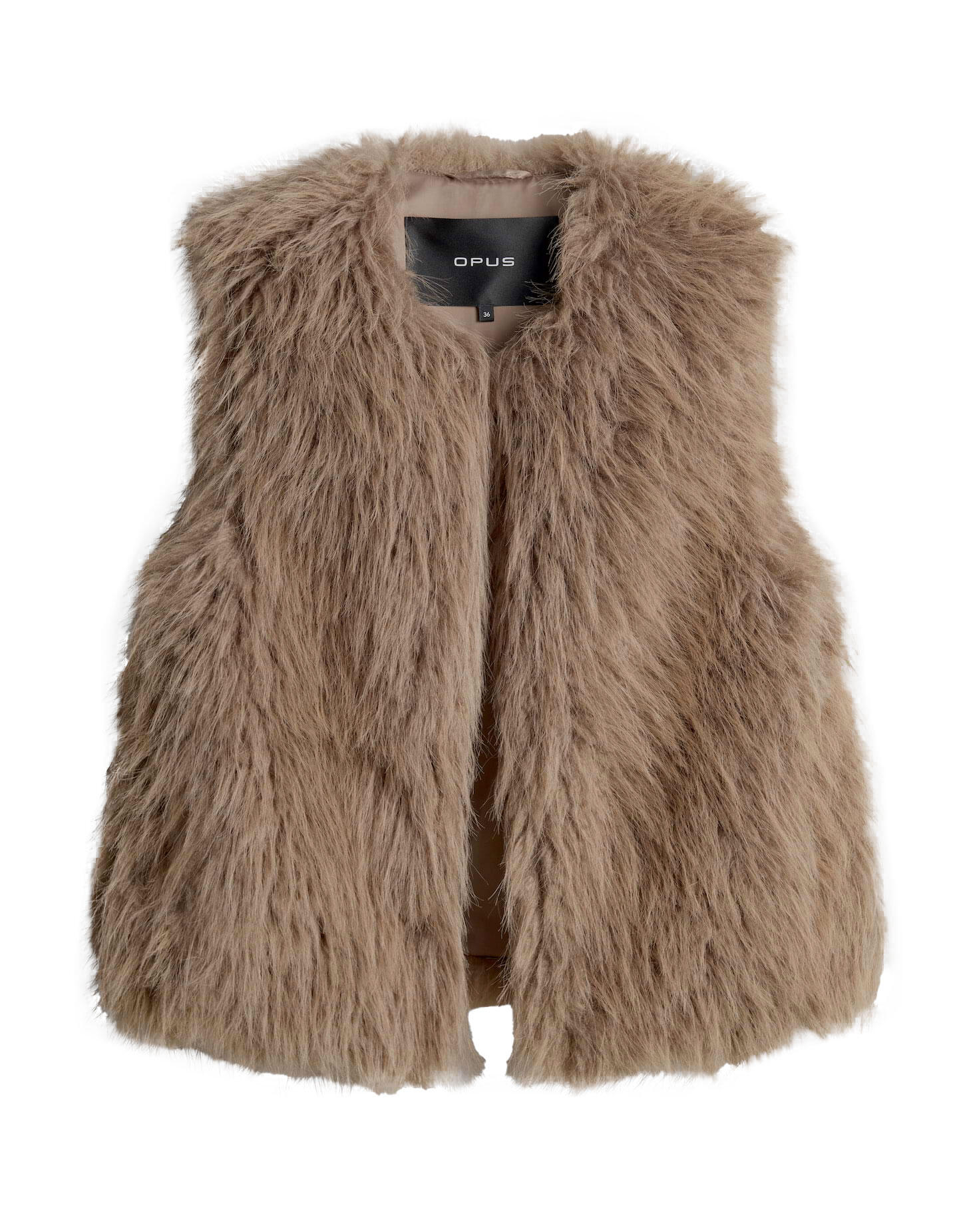 Gilet Regular à effet fourrure - Wondra