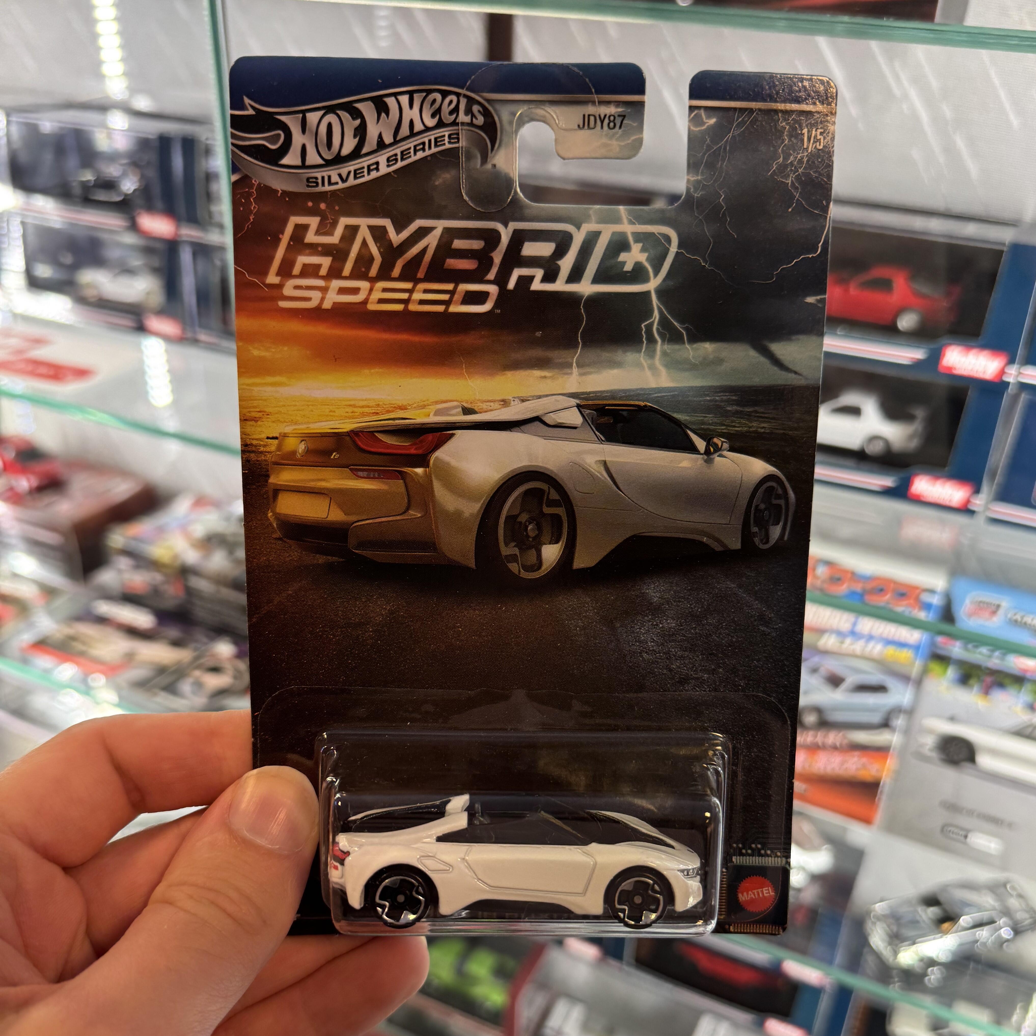 Hot Wheels Silver Series - BMW i8 Roadster - Hybrid Speed - 1/64