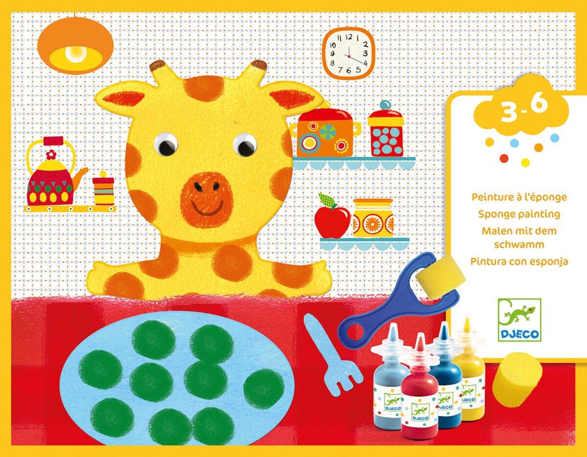 Sponge painting: The Adventures of the Plush Toys